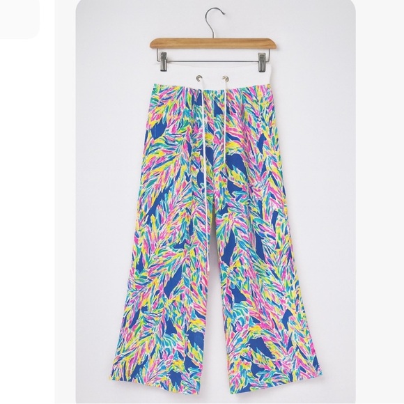 Lilly Pulitzer Pants - Lilly Pulitzer The Beach Pant Size XS Drawstring Wide Leg Pants
